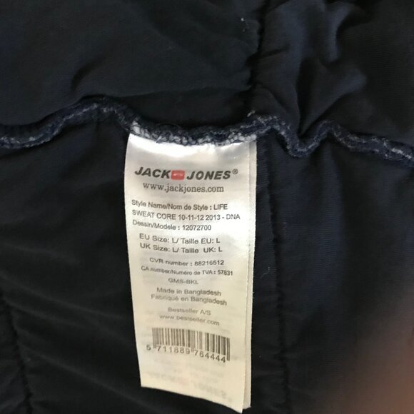 Jack & Jones Men’s Blue Winter Jacket - Size L - Picture 8 of 8